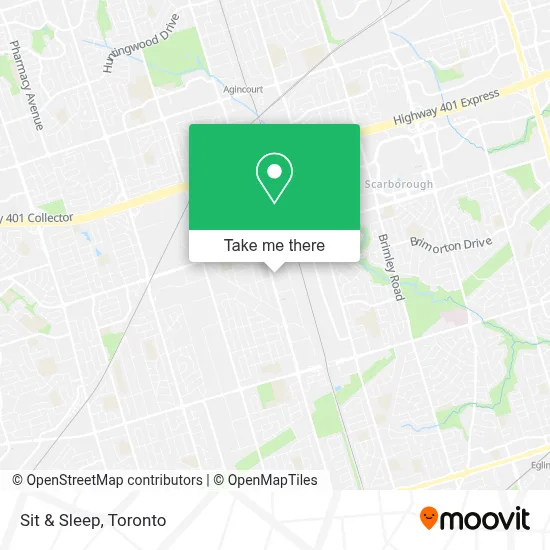Sit & Sleep map