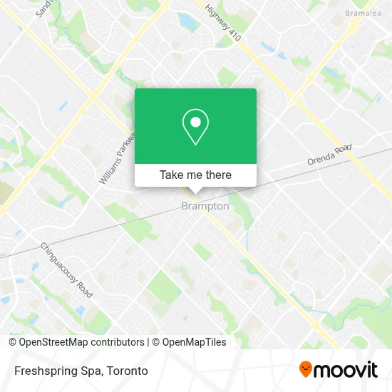Freshspring Spa map