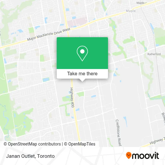 Janan Outlet map
