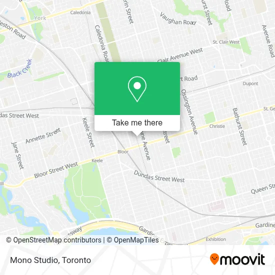 Mono Studio map