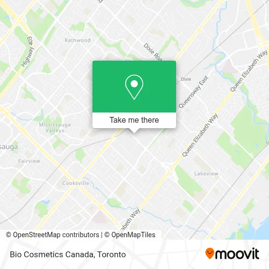 Bio Cosmetics Canada map