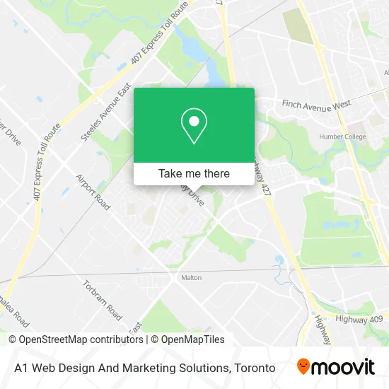 A1 Web Design And Marketing Solutions map