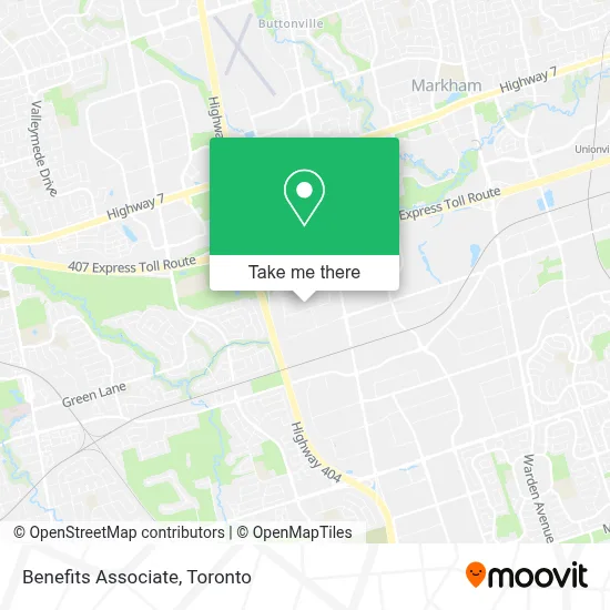 Benefits Associate map