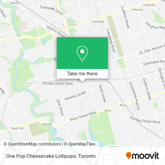 One Pop Cheesecake Lollipops map