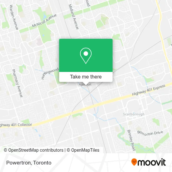 Powertron map