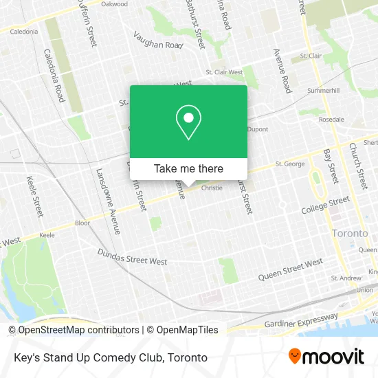 Key's Stand Up Comedy Club map