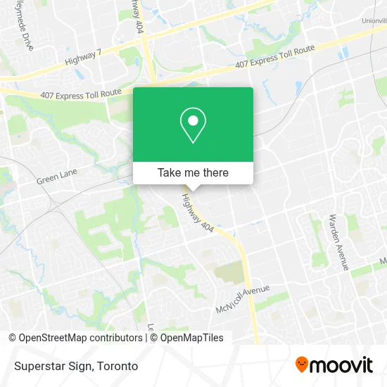 Superstar Sign map