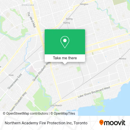 Northern Academy Fire Protection Inc map