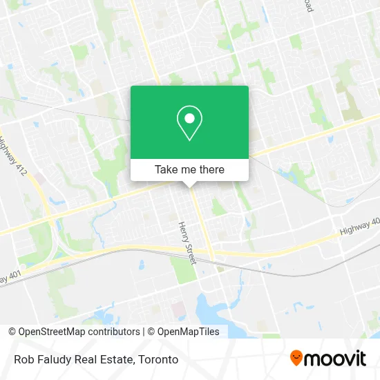 Rob Faludy Real Estate map