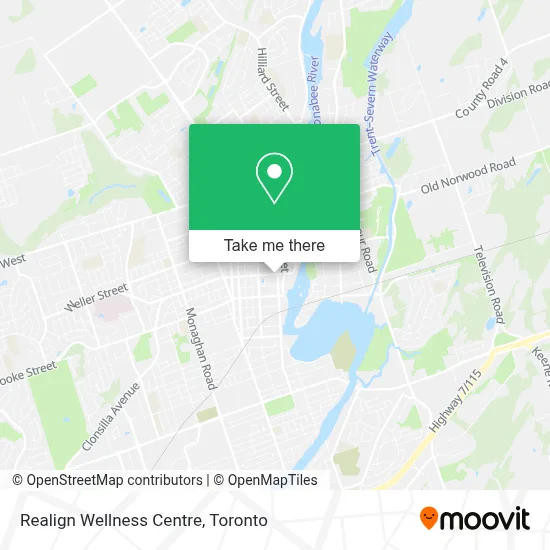 Realign Wellness Centre map