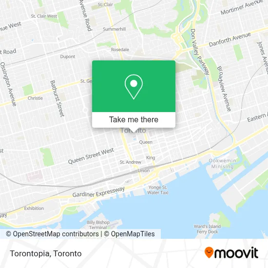 Torontopia map