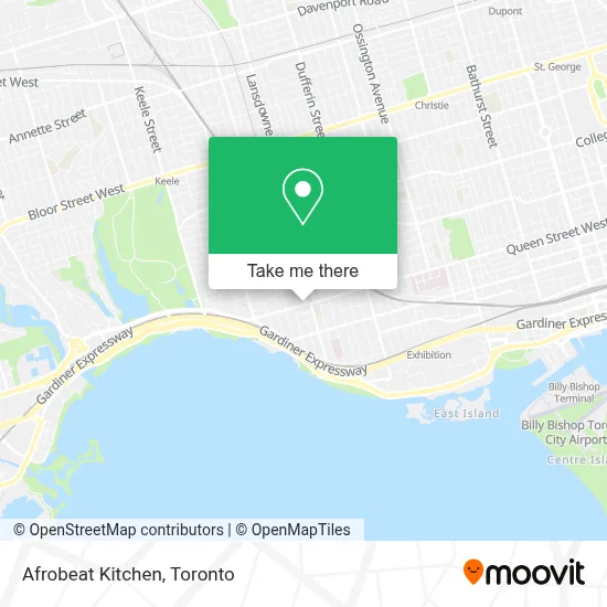 Afrobeat Kitchen map