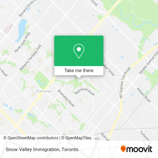 Snow Valley Immigration map