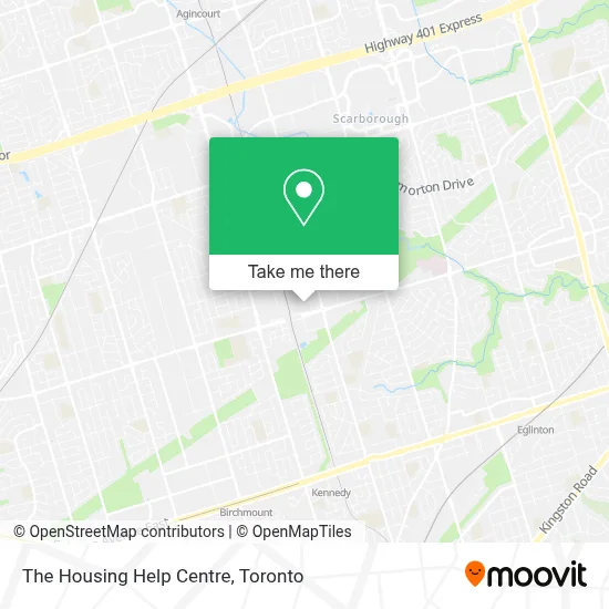 The Housing Help Centre map
