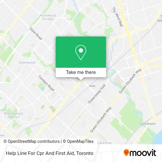 Help Line For Cpr And First Aid map