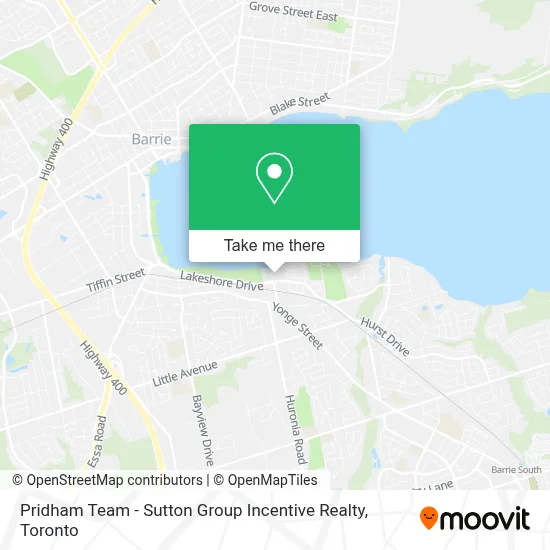 Pridham Team - Sutton Group Incentive Realty map