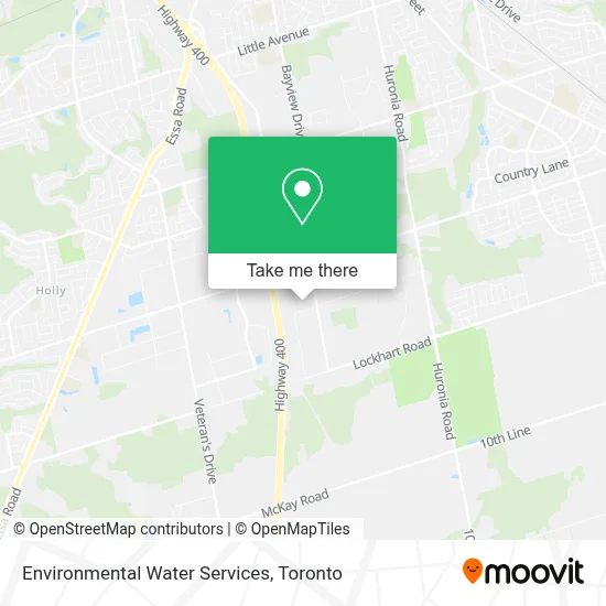 Environmental Water Services map