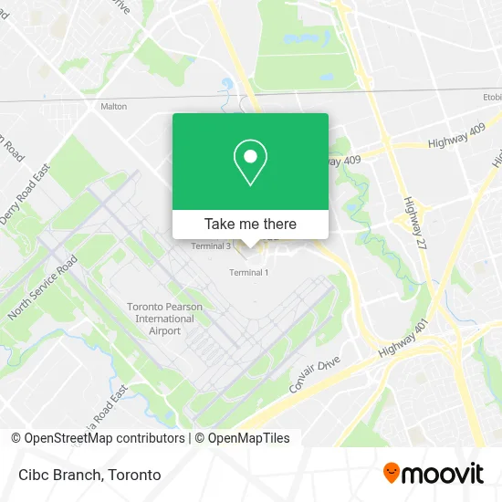 Cibc Branch map