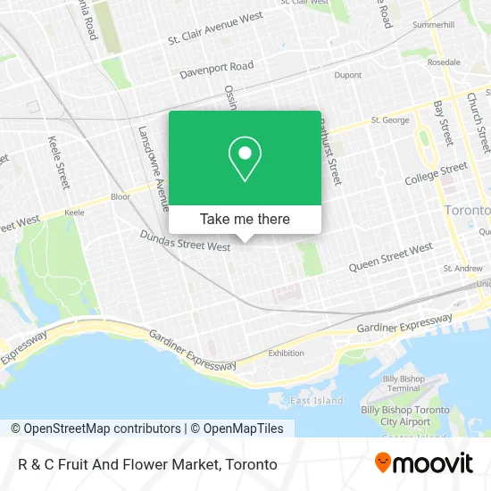 R & C Fruit And Flower Market map