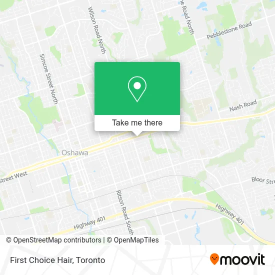 First Choice Hair map