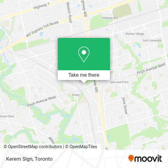 Kerem Sign map