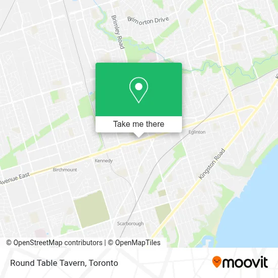 Round Table Tavern map