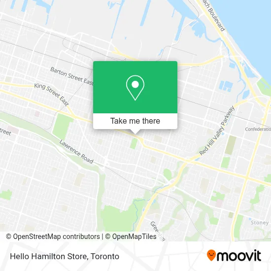Hello Hamilton Store map