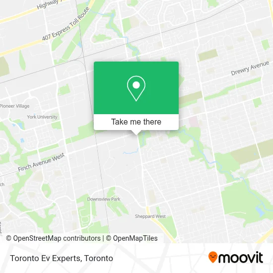 Toronto Ev Experts map