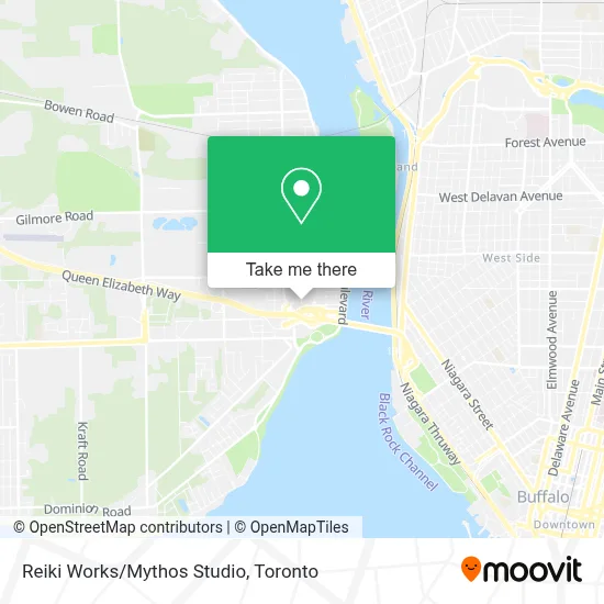 Reiki Works/Mythos Studio map