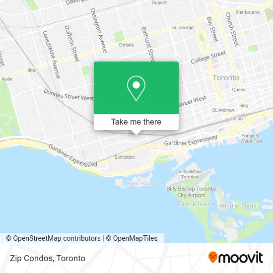 Zip Condos map