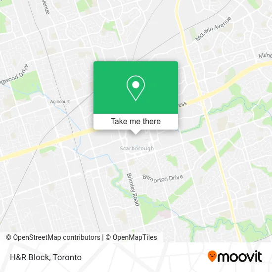 H&R Block map