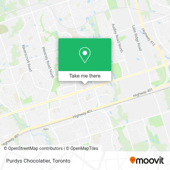 Purdys Chocolatier map