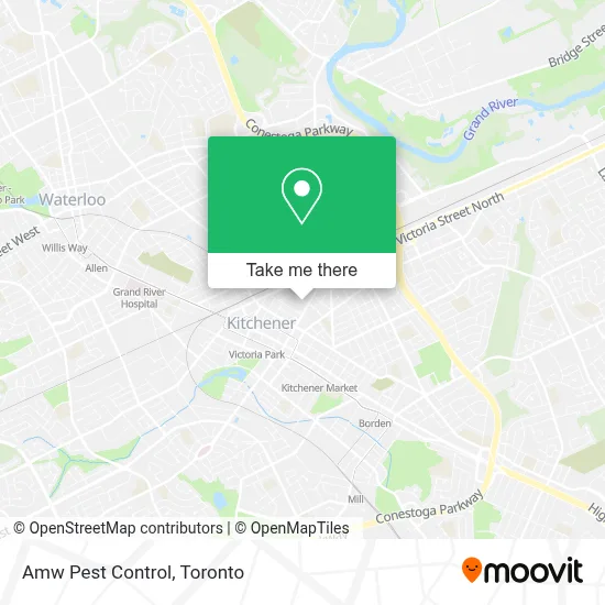 Amw Pest Control map