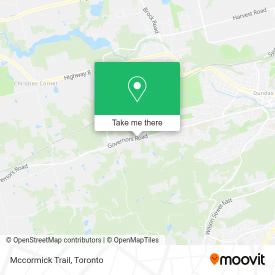 Mccormick Trail map