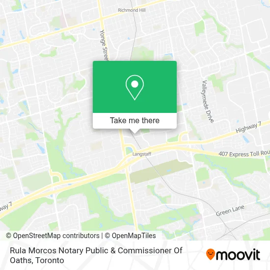 Rula Morcos Notary Public & Commissioner Of Oaths map