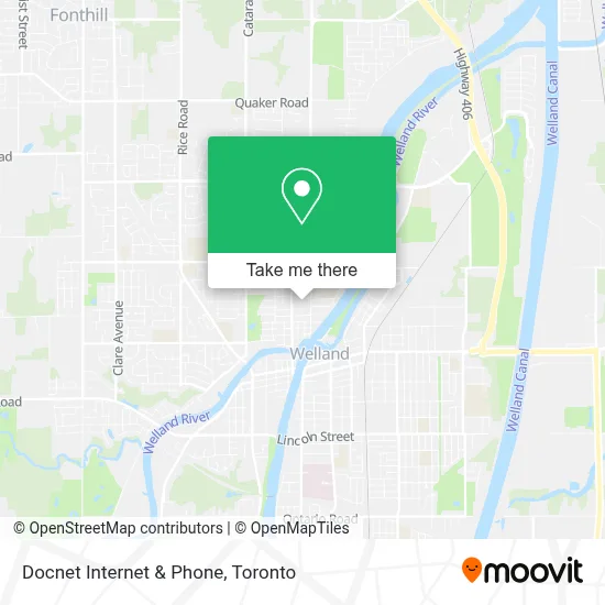 Docnet Internet & Phone map