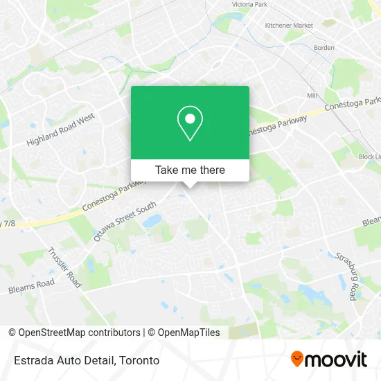 Estrada Auto Detail map