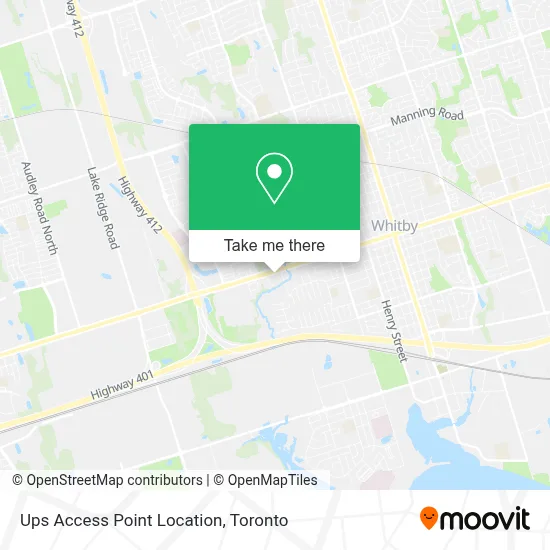 Ups Access Point Location plan