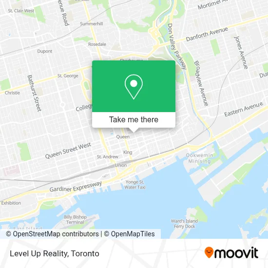 Level Up Reality map