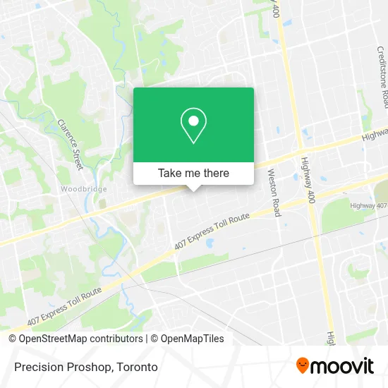Precision Proshop map