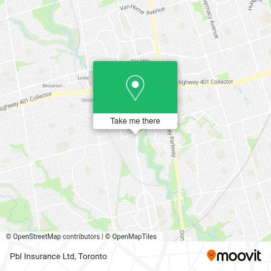 Pbl Insurance Ltd map
