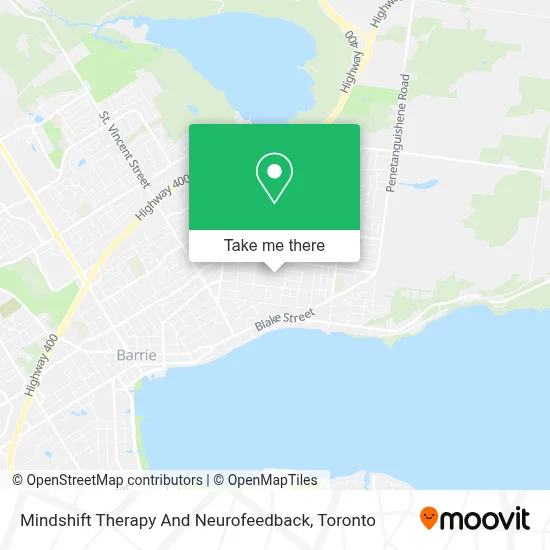 Mindshift Therapy And Neurofeedback map