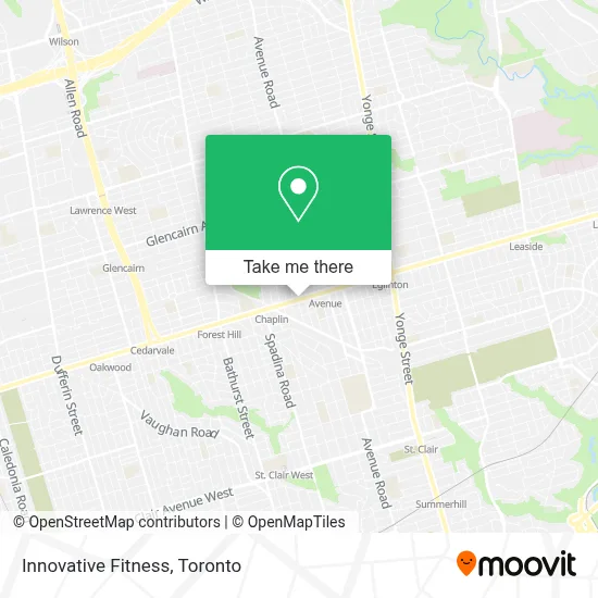 Innovative Fitness map