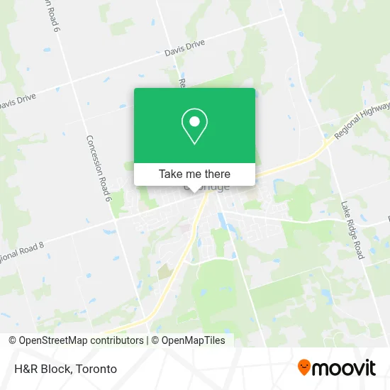 H&R Block map