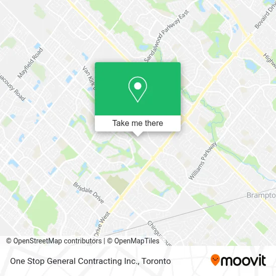 One Stop General Contracting Inc. map