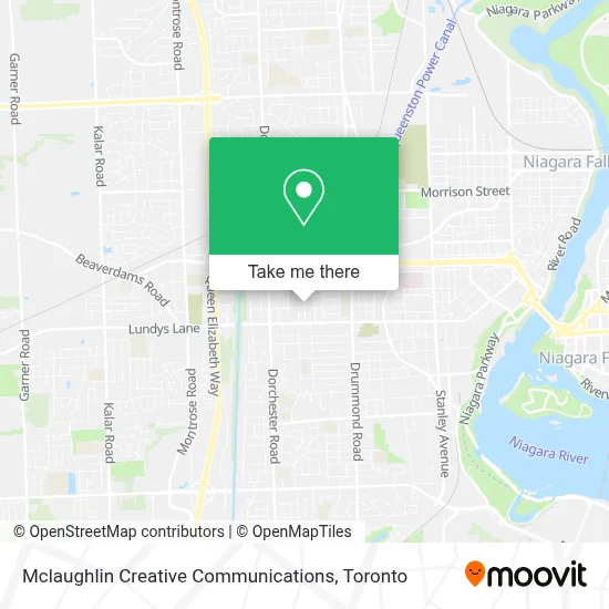 Mclaughlin Creative Communications map
