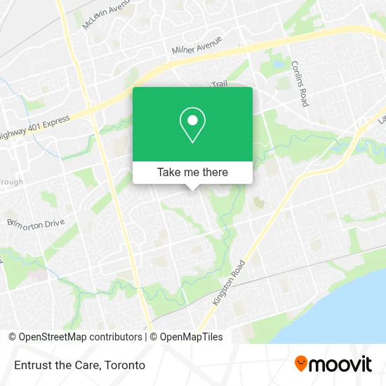 Entrust the Care map