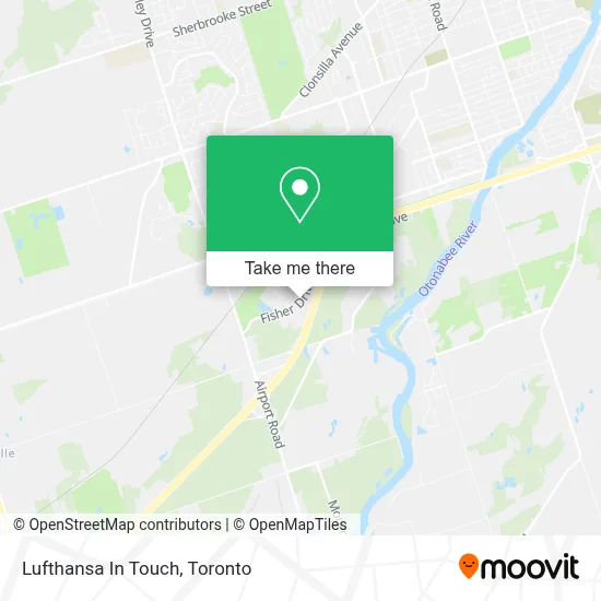 Lufthansa In Touch map