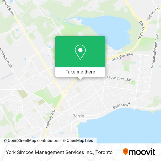 York Simcoe Management Services Inc. map
