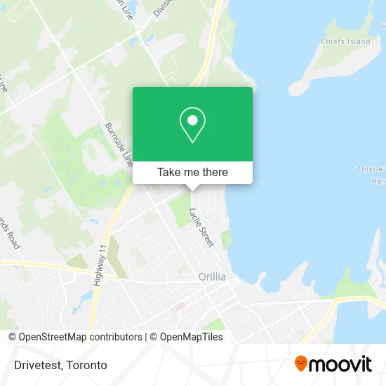 Drivetest map
